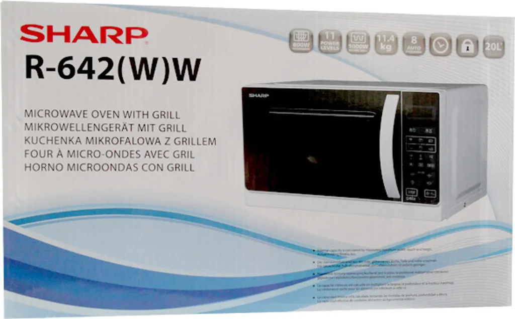 Sharp R-642 WW, 439.5 Mm, 358.5 Mm, 257.8 Mm 5 Sharp R-642 WW, 439.5 Mm, 358.5 Mm, 257.8 Mm – Bild 3