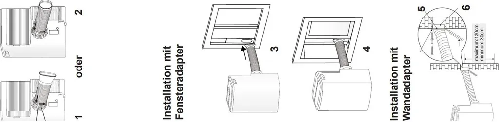 Fakir AC70 Klimagerät, Max. Raumgröße: 60 M³, 7.000 BTU/h 10 Fakir AC70 Klimagerät, Max. Raumgröße: 60 M³, 7.000 BTU/h – Bild 8