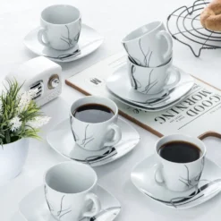 VEWEET, Serie 'Fiona', 100-teilig Porzellan Tafelservice Set, Kombiservice Mit Dessertteller, Speiseteller, Suppenteller, Müslischalen, Kaffeebecher, Kaffeetassen Set, Eierbecher, Milch- Und Zuckerset 18 VEWEET, Serie 'Fiona', 100-teilig Porzellan Tafelservice Set, Kombiservice Mit Dessertteller, Speiseteller, Suppenteller, Müslischalen, Kaffeebecher, Kaffeetassen Set, Eierbecher, Milch- Und Zuckerset -Kaufland Verkäufe d16b153ef34df0dc09c4ecd45411aa9f