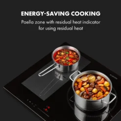 Klarstein Induktionskochfeld Einbaukochfeld Autark 60cm - 3 Zonen - FlexZone - 6600 W 9 Leistungsstufen Paella Zone Glaskeramik - Schwarz Einbau Glaskeramikkochfeld 3 Kochfelder Platten Elektro Einbaukochfeld Induktion Kochfeld Induktion -Kaufland Verkäufe d1dc4793bc2bbdfc8dde5ffc59a62ab2