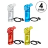 4x Batteriebetriebener Handventilator, Mini Fan, 4 Farben Sort., Lüfter, Tragbar