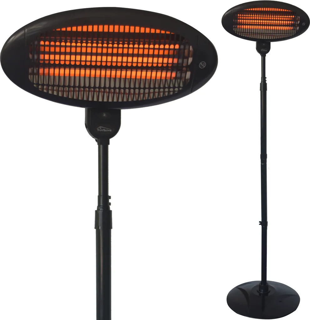 TroniTechnik Quartz-Heizstrahler Mit 3 Stufen, Verstellbarer Teleskopstange Und Kopf 4 TroniTechnik Quartz-Heizstrahler Mit 3 Stufen, Verstellbarer Teleskopstange Und Kopf – Bild 2