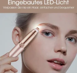 Augenbrauen Rasier Elektrischer, Wiederaufladbarer Augenbrauen Trimmer Augenbrauen Epilierer Gelten Lippen-Nase-Gesichtshaarentferner FüR Frauen -Kaufland Verkäufe d24e971c83477674b58643cd776a5be9