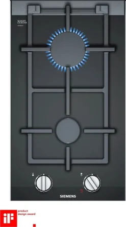 Siemens ER3A6BB70 IQ700 Domino Gaskochfeld 30cm Autark (ersetzt ER3A6BD70)