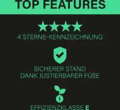 Bomann Gefrierschrank, Tiefkühlschrank, Freezer, Nutzinhalt 168 Liter, , Wechselbarer Türanschlag, 4 Sterne Gefrierraum, Edelstahl-Optik, GS 7340 -Kaufland Verkäufe d26a72639c468383b91d0ae7df20b653 1