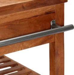 VidaXL Servierwagen 100x48x89 Cm Massivholz Akazie -Kaufland Verkäufe d27d0c71e2f8047443b2273972726b49