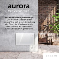 Johannson Elektroheizung Mit Thermostat Aurora | Heizstrahler Innenraum | Heizung Elektrisch Energiesparend | Elektroheizkörper | Konvektor Heizung 2000W | Elektrische Heizung | Leiser Als Heizlüfter - Weiß 10 Johannson Elektroheizung Mit Thermostat Aurora | Heizstrahler Innenraum | Heizung Elektrisch Energiesparend | Elektroheizkörper | Konvektor Heizung 2000W | Elektrische Heizung | Leiser Als Heizlüfter - Weiß -Kaufland Verkäufe d34cba866b1e65bdb96b29c250857aac