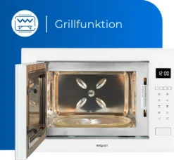Exquisit Einbau-Mikrowelle EMW25-G-020 Weiss | 800 Watt | Timer | Grill 1200 Watt | 60 Cm Breite -Kaufland Verkäufe d3595ee88902134a20a2f8a4f13bc910