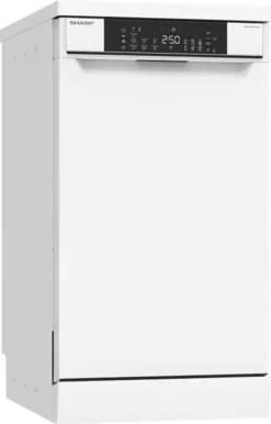 Sharp QW-HS12F47EW-DE Stand-Geschirrspüler Weiß 45 Cm