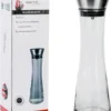 AXENTIA Glas-Glaskaraffe 1200 Ml Mit Edelstahldeckel, Ø 10 X H34 Cm, Wasser Kanne Mit Präzisem Ausgießer, Integriertes Sieb, Wasser Karaffe -Kaufland Verkäufe d42c934791cb5fa5aedcfd59564b3c48