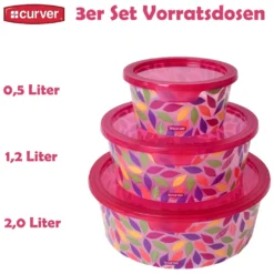 Curver Deko Chef Design 3er Set Vorratsdosen Lebensmittel Vorratsbehälter Frischhaltedose 0,5 Bis 2,0 L Mehrfarbig 7 Curver Deko Chef Design 3er Set Vorratsdosen Lebensmittel Vorratsbehälter Frischhaltedose 0,5 Bis 2,0 L Mehrfarbig -Kaufland Verkäufe d42f6bc19d6720b44f97eb72335529ca