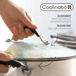 COOLINATO Schmorpfanne 28cm Aus Edelstahl – Beschichtet -Kaufland Verkäufe d49e2a98265b0655ed3a38604a7a22b2