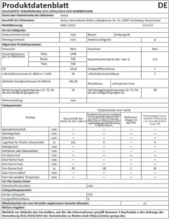 Amica EKGC 16155 Einbau-Kühl-Gefrierkombination - 144er Nische, Schlepptür-Technik -Kaufland Verkäufe d4afdd37f99f8cf613e5899f8696a2f8