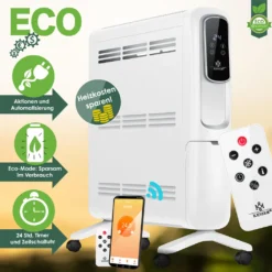 KESSER® Konvektor Elektrische Heizung ECO 2500W Heizkörper Elektroheizung Standheizung Energiesparend Display WiFi App & Fernbedienung Touchscreen - Mobil Radiator 24h Timer Thermostat, Farbe:Weiß 20 KESSER® Konvektor Elektrische Heizung ECO 2500W Heizkörper Elektroheizung Standheizung Energiesparend Display WiFi App & Fernbedienung Touchscreen - Mobil Radiator 24h Timer Thermostat, Farbe:Weiß -Kaufland Verkäufe d5b8b66b0df3dc8802d65fc72951ffcc