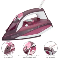 Clatronic Dampfbügelautomat DB 3705, 2.600 W, Kratzfeste Keramiksohle, Stufenlose Temperatur, 4-stufige Dampfregelung, 7 Funktionen, Weiß/rot 36 Clatronic Dampfbügelautomat DB 3705, 2.600 W, Kratzfeste Keramiksohle, Stufenlose Temperatur, 4-stufige Dampfregelung, 7 Funktionen, Weiß/rot -Kaufland Verkäufe d5d6aed4de08ce52e7cf64aa3eda5b8c