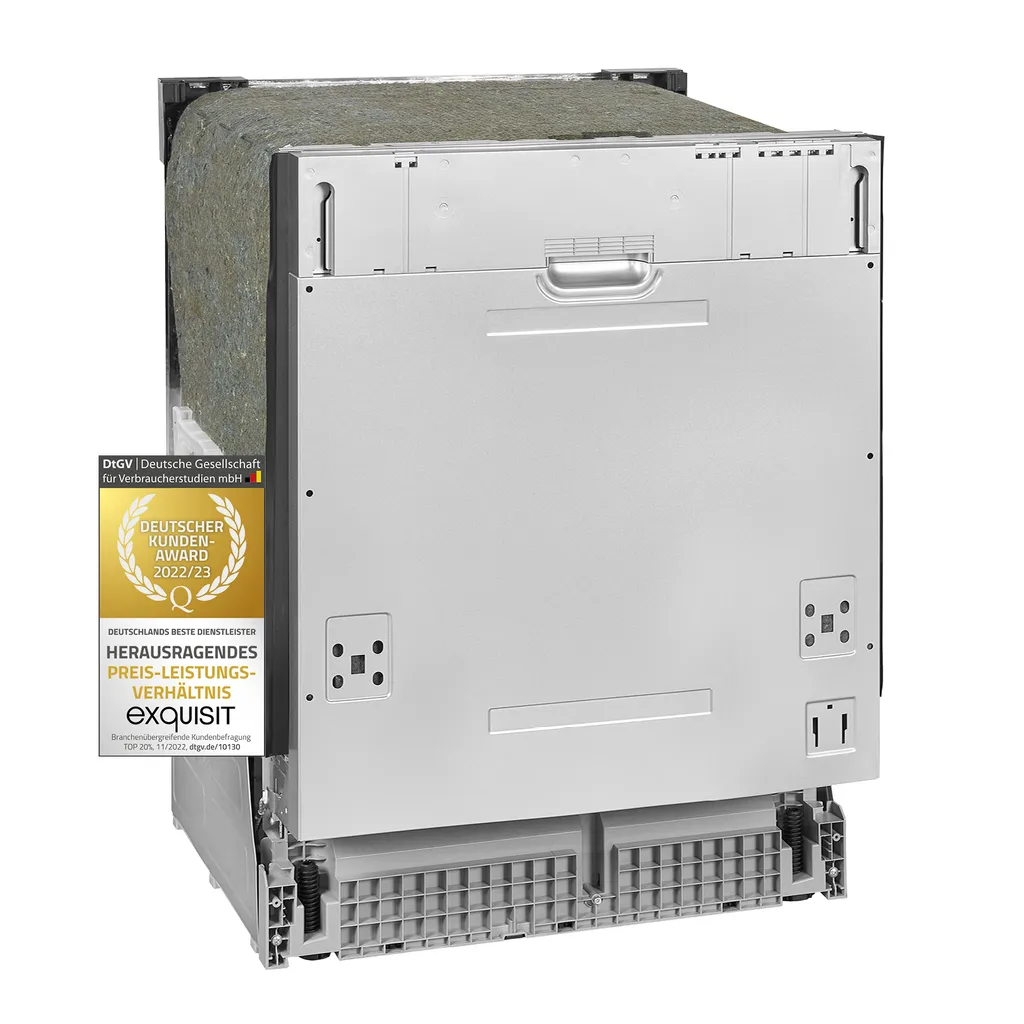 Exquisit Einbaugeschirrspüler EGSP6012-E-030E Silber | Vollintegriert | 12 Gedecke | Silber 3 Exquisit Einbaugeschirrspüler EGSP6012-E-030E Silber | Vollintegriert | 12 Gedecke | Silber