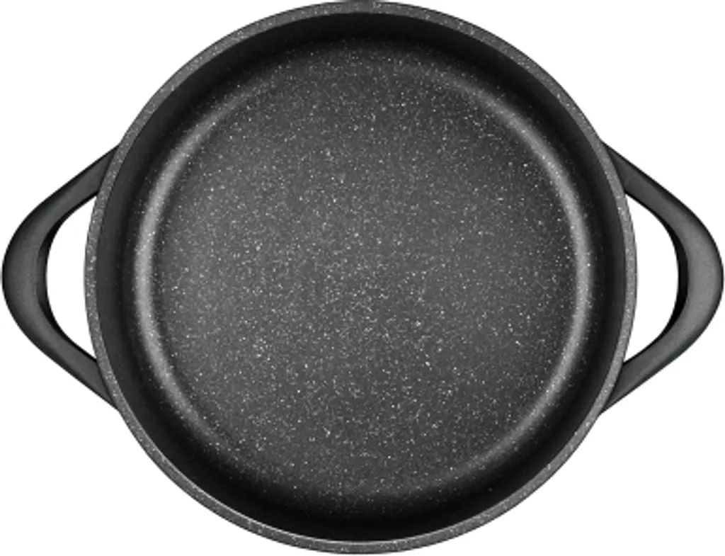 Smile MGK-12 Kochtopf, Geschmiedetes Aluminium, Schwarz 10 Smile MGK-12 Kochtopf, Geschmiedetes Aluminium, Schwarz – Bild 8