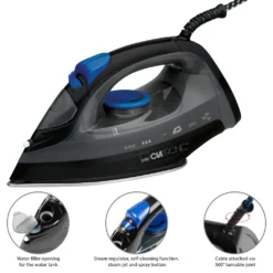 Clatronic Dampfbügelautomat 1800W DB 3703 Schwarz-blau 18 Clatronic Dampfbügelautomat 1800W DB 3703 Schwarz-blau -Kaufland Verkäufe d6c625eccccffa6a9a52c86cce8c8469