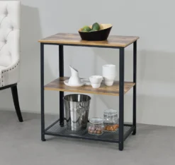 Servierwagen Barwagen Mit Ablage Beistellwagen Allzweckwagen Rollwagen Schwarz/holzfarben [en.casa] -Kaufland Verkäufe d738fc2a5da7b4683bcced66371a9f9b