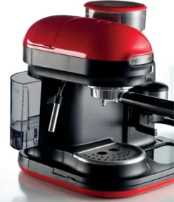 Ariete Siebträger-Espressomaschine Moderna Mit Kaffeemühle Und Aufschäumdüse, Rot/schwarz -Kaufland Verkäufe d7955c7c3a9f5d2f4a65dcbc1ce4fcee