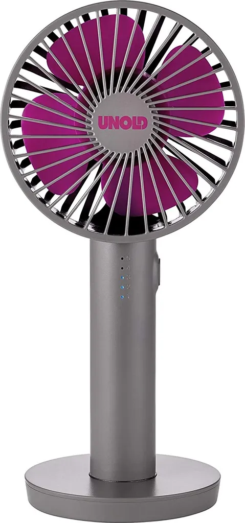 Unold 86620 Breezy II Handventilator Magnetisch Standfuß Spiegel 4W 5-stufig 3 Unold 86620 Breezy II Handventilator Magnetisch Standfuß Spiegel 4W 5-stufig