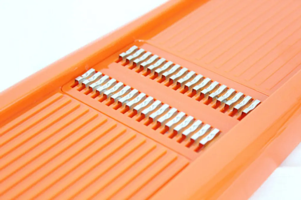 Rohkost- Und Gemüsereibe Orange 4 Rohkost- Und Gemüsereibe Orange – Bild 2