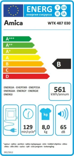 Amica - WTK 487 030 - Kondenstrockner - 8 Kg 10 Amica - WTK 487 030 - Kondenstrockner - 8 Kg -Kaufland Verkäufe d88d3bdf098a41c25197e0fd500b819c