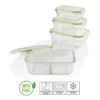 GOURMETmaxx Glas-Frischhaltedosen Klick-it 8-tlg. Limegreen Frischhaltedosen 4er Set Glas Klick-It Gefrierdosen Lunchbox Brotdose Limegreen -Kaufland Verkäufe d8980d2a64e3f5d0a711f770a5292d51