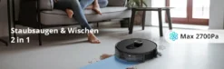 360 SMARTAI Botslab S8 Plus Staubsauger Roboter Mit Absaugstation 4L, 2700Pa Saugroboter Mit Wischfunktion Lasernavigation,Kartierung Mehrerer Etagen 26 360 SMARTAI Botslab S8 Plus Staubsauger Roboter Mit Absaugstation 4L, 2700Pa Saugroboter Mit Wischfunktion Lasernavigation,Kartierung Mehrerer Etagen -Kaufland Verkäufe d8d33b072b6532c7cab8d5ae85cd7e98