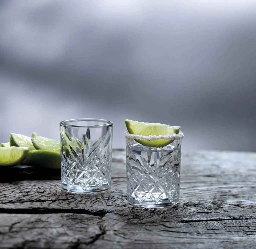 Pasabahce 52780 Shot Glas Stamper Timeless In Crystal Design 4er-Set 4 Pasabahce 52780 Shot Glas Stamper Timeless In Crystal Design 4er-Set – Bild 2