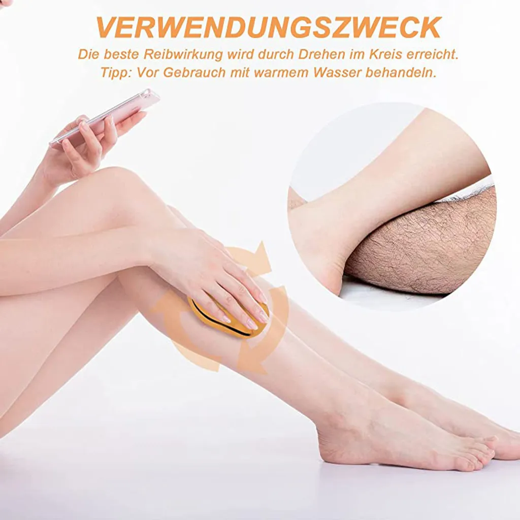 Ruby Nano Haarentferner, Haarentfernung Ohne Rasur, Haarentfernung Kristall, Für Bein, Arm (Gold) 4 Ruby Nano Haarentferner, Haarentfernung Ohne Rasur, Haarentfernung Kristall, Für Bein, Arm (Gold) – Bild 2