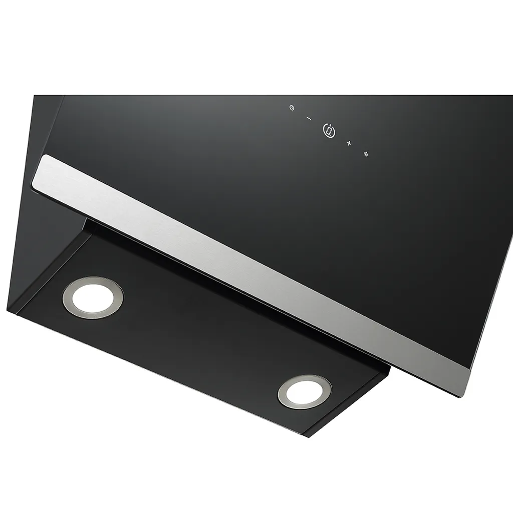 PKM Dunstabzugshaube Schräghaube Wandesse Metall Glas S33-60A+BTH 60cm Schwarz 7 PKM Dunstabzugshaube Schräghaube Wandesse Metall Glas S33-60A+BTH 60cm Schwarz – Bild 5