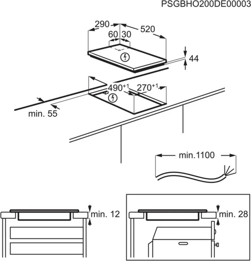 AEG IKB32300CB Autarkes Kochfeld / Induktion / 30 Cm / Aufliegend 14 AEG IKB32300CB Autarkes Kochfeld / Induktion / 30 Cm / Aufliegend – Bild 12