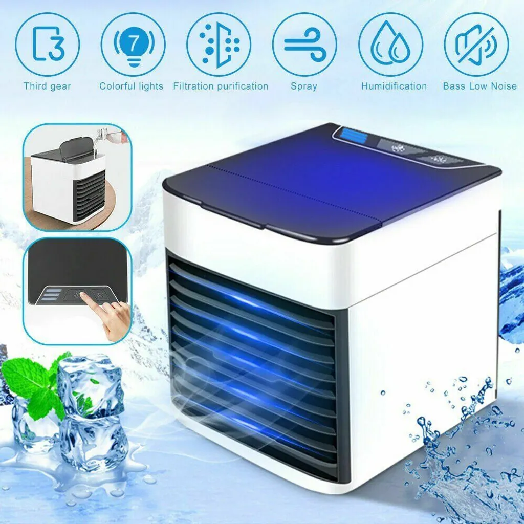 3 In1 Mini Luftkühler Klimageräte Klimaanlage Air Cooler Mobile Ventilator Befeuchter 3 3 In1 Mini Luftkühler Klimageräte Klimaanlage Air Cooler Mobile Ventilator Befeuchter