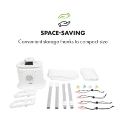 Klarstein ShirtButler Deluxe Automatisches Trocken- Und Bügelgerät , 2-in-1: Trocknen Und Bügeln , 1250 Watt Sicherheits-Heizer , HotAir Tension-Technologie , Timer: 0-180 Minuten , Geräuscharm , LED-Kontrolllicht , Material: Oxford-Nylon -Kaufland Verkäufe da7a67673732fb95f74a9f23d2813789