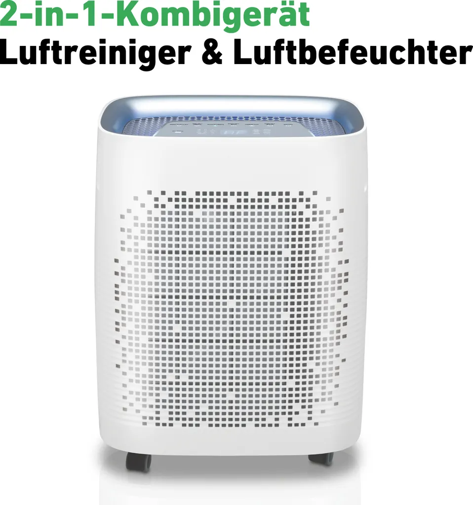 IDEAL (2in1) Luftreiniger Und Luftbefeuchter AP35H Mit HEPA Filter Und Geruchsfilter Für Saubere Und Optimal Befeuchtete Raumluft Bis 45m² Gegen Feinstaub, Pollen, Allergene, Bakterien - Für Zuhause 6 IDEAL (2in1) Luftreiniger Und Luftbefeuchter AP35H Mit HEPA Filter Und Geruchsfilter Für Saubere Und Optimal Befeuchtete Raumluft Bis 45m² Gegen Feinstaub, Pollen, Allergene, Bakterien - Für Zuhause – Bild 4