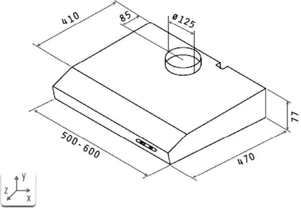 Dunstabzugshaube / Unterbauhaube Respekta DH 540 IXL 50cm Silber 11 Dunstabzugshaube / Unterbauhaube Respekta DH 540 IXL 50cm Silber – Bild 9