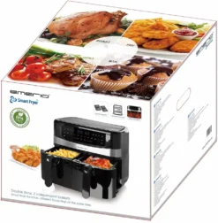 Emerio AF-126672 XXL Doppel Heißluft-Fritteuse Air-Fryer 2 X 4,5 Liter 12 Programme 15 Emerio AF-126672 XXL Doppel Heißluft-Fritteuse Air-Fryer 2 X 4,5 Liter 12 Programme -Kaufland Verkäufe dbd61eb8cd8524499f81b962b00d51d0