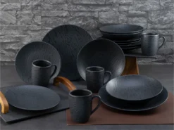 CreaTable, 20539, Serie Schiefer Black , Geschirrset, Kombiservice 16 Teilig -Kaufland Verkäufe dc014f693f1f98e4723ebb5590fda1e2