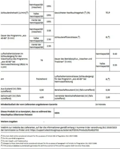 AEG LWR9W80609 Waschtrockner Frontlader Freistehend 10kg + 6kg Öko Lavamat -Kaufland Verkäufe dc848dcc243452f5d14387b7e4cf1231