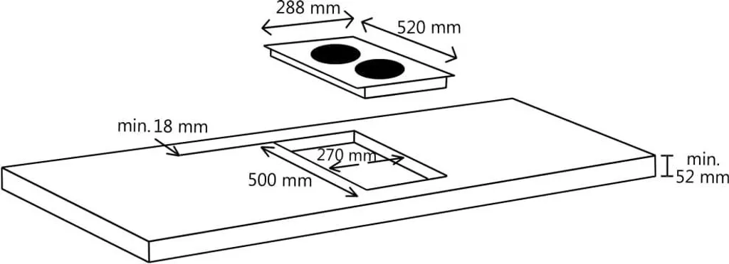 VidaXL Glaskeramik-Kochfeld Mit 2 Platten Touch Control 3000 W 6 VidaXL Glaskeramik-Kochfeld Mit 2 Platten Touch Control 3000 W – Bild 4