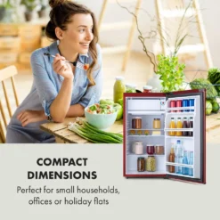 Klarstein Yummy Kühlschrank , 90 Liter Fassungsvermögen , Gefrierfach: 8 Liter , Kühlschrank: 82 Liter , Verchromte Verblendung , , Kühlmittel: R600a , 41dB , 3 X Gitterboden , Halb Automatische Abtau-Funktion , Inkl. Tropfschale , Rot 17 Klarstein Yummy Kühlschrank , 90 Liter Fassungsvermögen , Gefrierfach: 8 Liter , Kühlschrank: 82 Liter , Verchromte Verblendung , , Kühlmittel: R600a , 41dB , 3 X Gitterboden , Halb Automatische Abtau-Funktion , Inkl. Tropfschale , Rot -Kaufland Verkäufe dd03957a8cc68044913f1857fc5aeb58