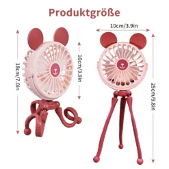 CMYBABEE Tragbare Fan Octopus Ventilator Mit Teleskop Stativ 3-Speed Einstellung Mit Nachtlicht Usb-Lade Geeignet Für Kinderwagen/Camping/Auto Sitz [2022 Neu] -Kaufland Verkäufe dd172580ddbdda24a5a327c8950d77d4