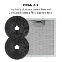 Klarstein Skyfall Smart Inselhaube,App- Und Gestensteuerung,45 X 42 Cm (ØxB),freihängend,Umluftbetrieb/Abluft,3 Stufen,402 M³/h,200 W,LED Beleuchtung,EEK C,inklusive Aluminium-Fettfilter Und 2 Aktivkohlefiltern,Wifi,illuminierter Touch-Drehregler,Dunstabzugshaube,Edelstahl,gold -Kaufland Verkäufe dd8aaff43266c935bc6499ebc702281a