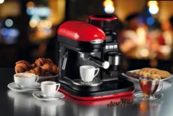 Ariete Siebträger-Espressomaschine Moderna Mit Kaffeemühle Und Aufschäumdüse, Rot/schwarz -Kaufland Verkäufe ddc2f51390d5db1c65a9b4216cbe3574