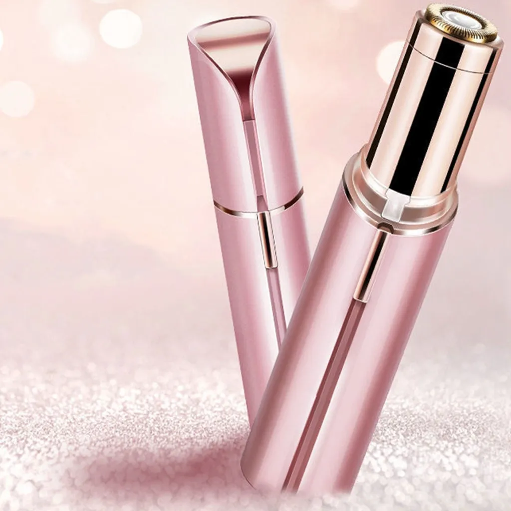 USB Augenbrauenrasierer Gesichtshaarentferner Für Damen Schmerzlos Mini Lippenstift Form Haarentfernung Rosa Epilierer 7 USB Augenbrauenrasierer Gesichtshaarentferner Für Damen Schmerzlos Mini Lippenstift Form Haarentfernung Rosa Epilierer – Bild 5