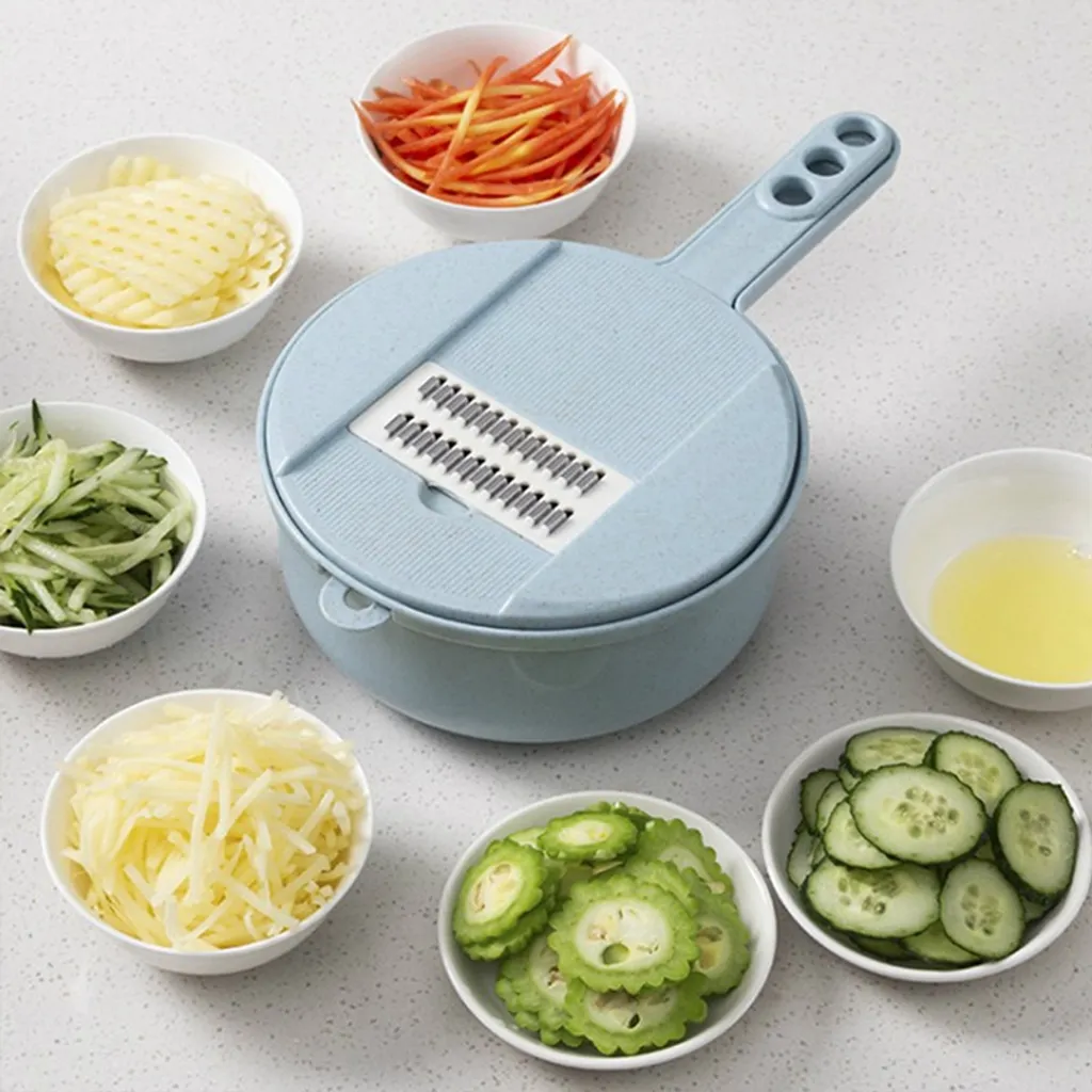 9 In 1 Multifunktionaler Gemüseschneider Gemüsereiben Allesschneider Obsthobel Reibe Zerkleinerer Zwiebelschneider Eierteiler,Blau 3 9 In 1 Multifunktionaler Gemüseschneider Gemüsereiben Allesschneider Obsthobel Reibe Zerkleinerer Zwiebelschneider Eierteiler,Blau