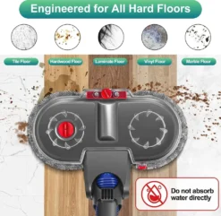 Elektrischer Wischaufsatz Für Dyson V11 V10 V8 V7 V15 Staubsauger, Wischmopp Aufsatz Set Mit 6 Mopppads Und Abnehmbarer Wassertank -Kaufland Verkäufe dea46b5a519f19ffc09290a2b783ee3d