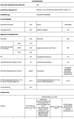 AEG - SCB618F6TS - Einbau-Kühl-Gefrierkombination - NoFrost - Schlepp-Technik 27 AEG - SCB618F6TS - Einbau-Kühl-Gefrierkombination - NoFrost - Schlepp-Technik -Kaufland Verkäufe deb8757862e5f20c683e28396a14dbf1