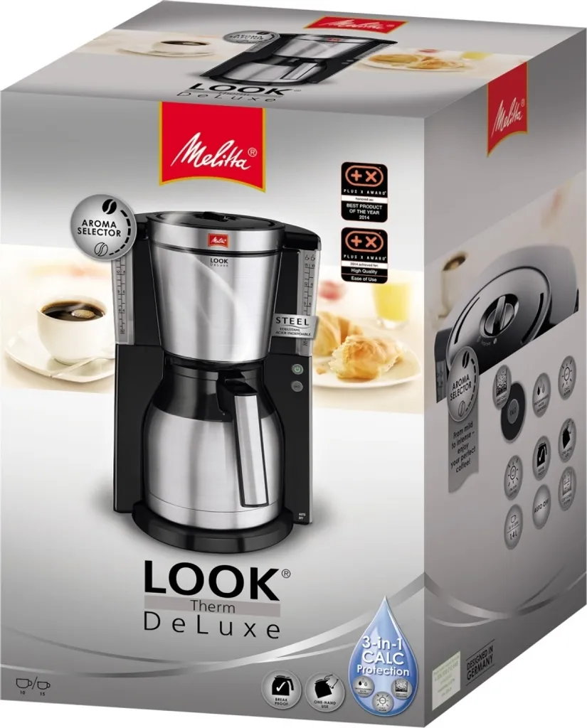 Melitta Kaffeemaschine Look Therm Deluxe Mit Edelstahlkanne 7 Melitta Kaffeemaschine Look Therm Deluxe Mit Edelstahlkanne – Bild 5